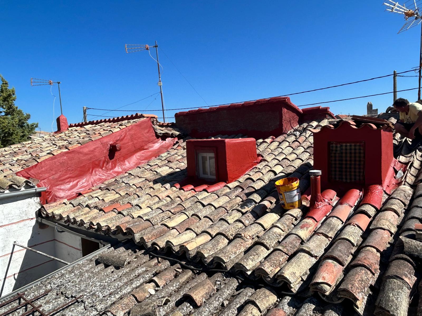 Retejo e impermeabilización de cubierta